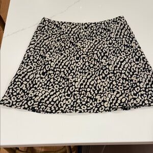 Princess Polly Black and Cream Mini Skirt